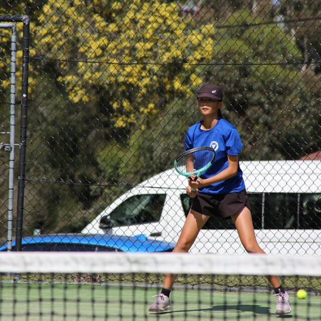 TENNIS – VOYAGER -Audrey on court